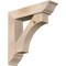 Ekena Millwork Westlake Traditional Smooth Bracket w/ Offset Brace, Douglas Fir, 7 1/2"W x 32"D x 32"H BKT0806X32X32WTL01SDF - alternate 1